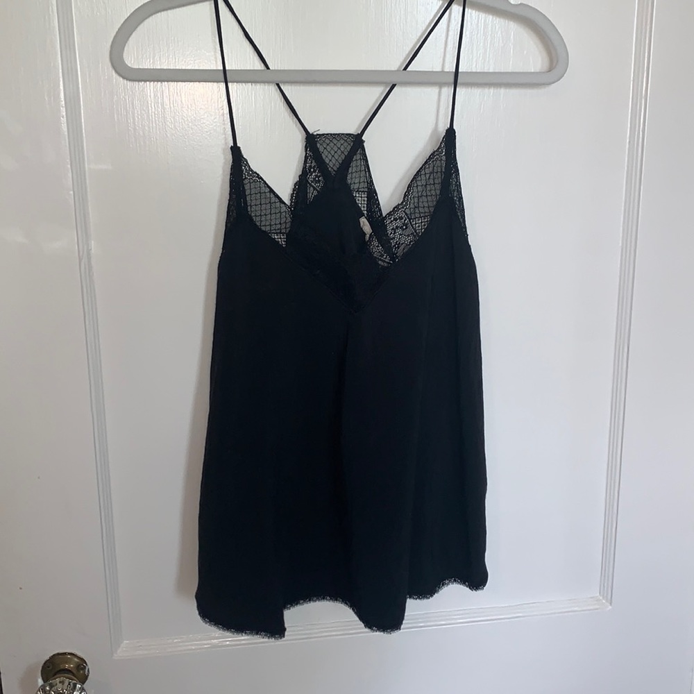 Black lace top